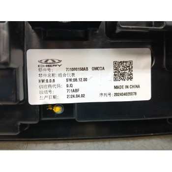 Recambio de pantalla multifuncion para omoda 5 referencia OEM IAM 701000158AB CUADRO INSTRUMENTOS RADIO