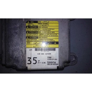 Recambio de centralita airbag para toyota corolla (e12) 2.0 turbodiesel cat referencia OEM IAM 8917002260 210213101 