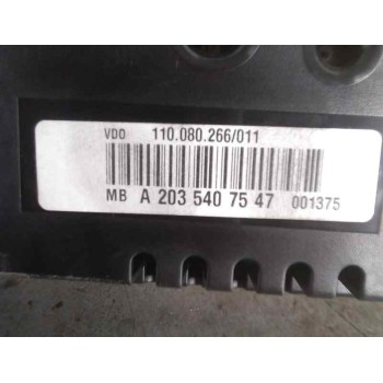 CUADRO INSTRUMENTOS A20365407547 A20365407547 A20365407547