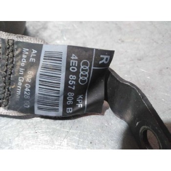 Recambio de cinturon seguridad trasero derecho para audi a8 (4e2) 3.0 v6 24v tdi referencia OEM IAM 4E0857806B  