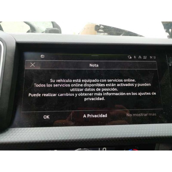 Recambio de pantalla multifuncion para audi a1 sportback (gba) referencia OEM IAM   