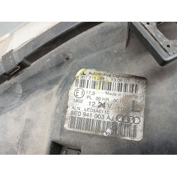 Recambio de faro izquierdo para audi a4 b7 descapotable (8he) 2.0 tdi referencia OEM IAM 8E0941003AJ  