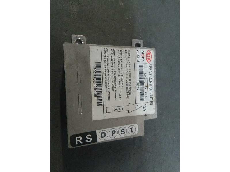 Recambio de centralita airbag para kia carens 2.0 crdi ex monovolumen referencia OEM IAM 0K2F677F0 0K2F677F0 