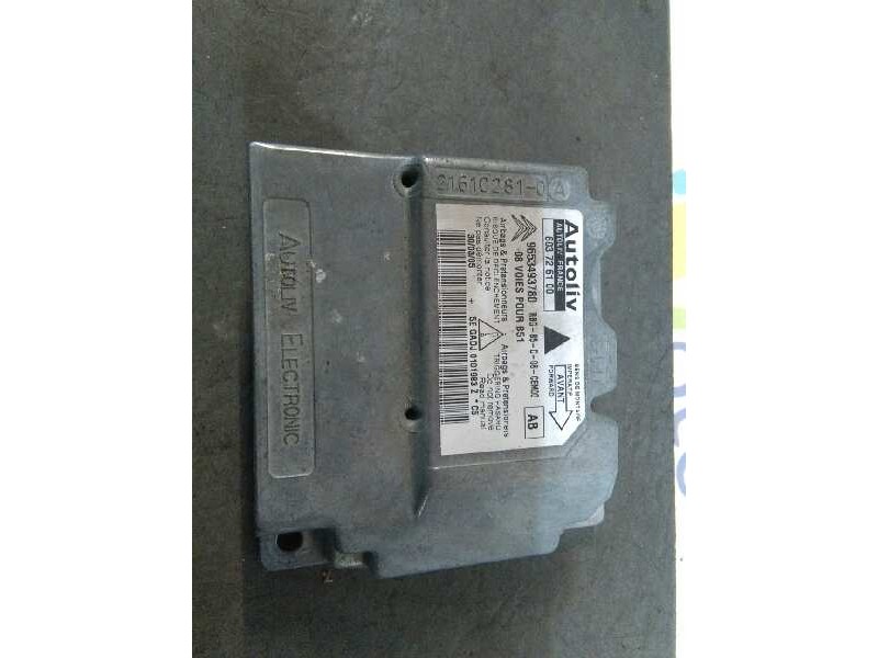 Recambio de centralita airbag para citroën c4 berlina collection referencia OEM IAM 9653493780 9653493780 