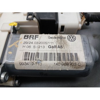 Recambio de elevalunas trasero izquierdo para volkswagen golf v berlina (1k1) highline referencia OEM IAM 1k0959703c  7 cables