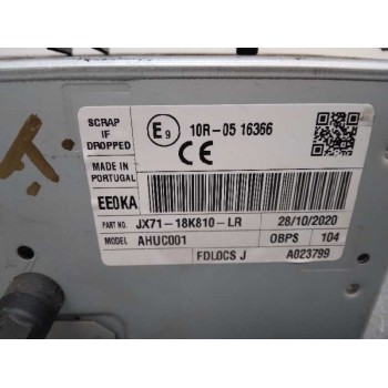Recambio de sistema audio / radio cd para ford focus titanium referencia OEM IAM JX7118K810LR CAJA+ MANDO 