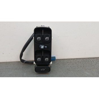 MANDO ELEVALUNAS DELANTERO IZQUIERDO A2038210679 NUEVO A2038200110 4 TECLAS 9 CABLES