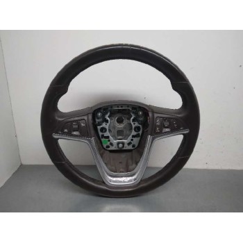 Recambio de volante para opel insignia berlina cosmo referencia OEM IAM 81825480 CUERO MARRON DESGASTADO