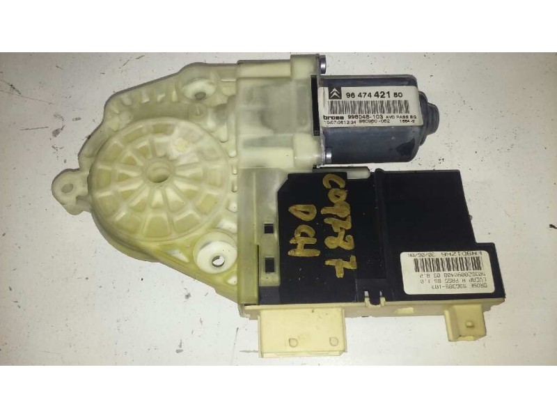 Recambio de motor elevalunas delantero derecho para citroën c4 coupe collection referencia OEM IAM 9647442180  