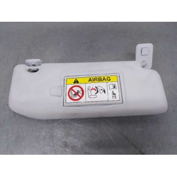 Recambio de parasol derecho para peugeot 208 1.6 blue-hdi fap referencia OEM IAM 16125841PR GRIS CLARO 