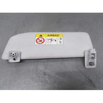 Recambio de parasol derecho para peugeot 208 1.6 blue-hdi fap referencia OEM IAM 16125841PR GRIS CLARO 