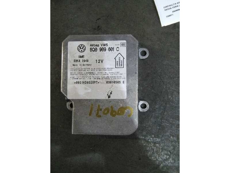 Recambio de centralita airbag para skoda fabia (6y2/6y3) attractive referencia OEM IAM 6Q0909601C 6Q0909601C 