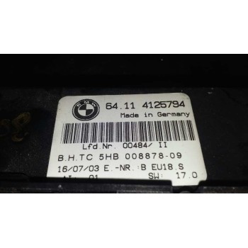 Recambio de mando climatizador para bmw serie 3 berlina (e46) 320d referencia OEM IAM 64114125794  