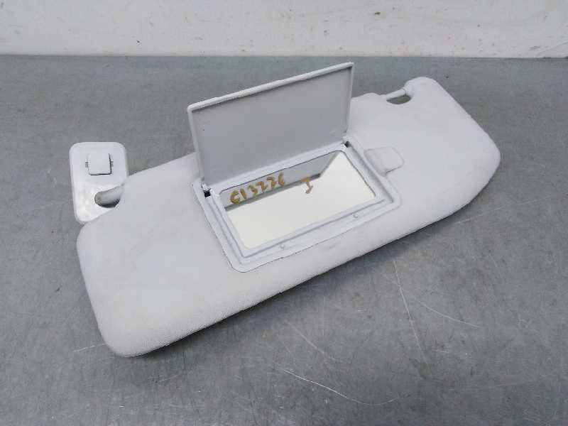 Recambio de parasol izquierdo para peugeot 208 1.6 blue-hdi fap referencia OEM IAM 16125841PR GRIS CLARO 