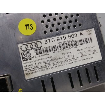 Recambio de pantalla multifuncion para audi a4 ber. (b8) básico referencia OEM IAM 8T0919603A DISPLAY 