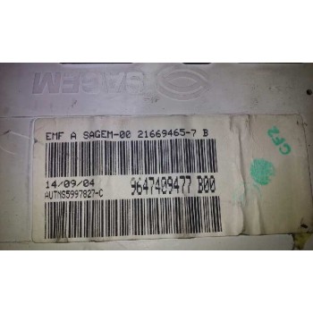 Recambio de display para citroën c3 1.4 hdi sx plus referencia OEM IAM 9647409477  