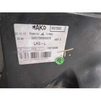 Recambio de faro izquierdo para fiat fiorino 1.3 16v m-jet cat referencia OEM IAM 1353198080 45570383 