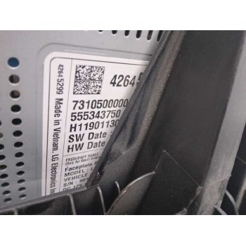 Recambio de sistema audio / radio cd para opel mokka x 120 aniversario start/stop referencia OEM IAM 555343750  