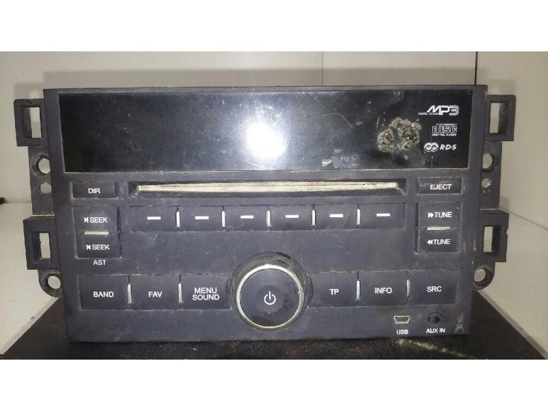 Recambio de sistema audio / radio cd para chevrolet aveo 1.4 cat referencia OEM IAM   