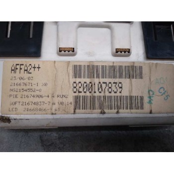 Recambio de display para renault megane ii classic berlina 1.9 dci diesel referencia OEM IAM 8200107839  