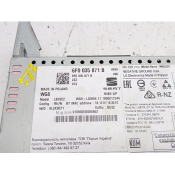 Recambio de sistema audio / radio cd para seat arona (kj7, kjp) 1.0 tsi referencia OEM IAM 6f0035871b  