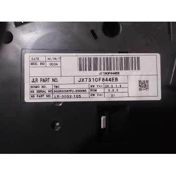 Recambio de cuadro instrumentos para jaguar xe portfolio awd referencia OEM IAM JX7310F844EB JX7310F844EB 