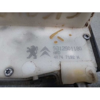 Recambio de cerradura puerta trasera derecha para peugeot 208 referencia OEM IAM 9812501180 5 PINES 
