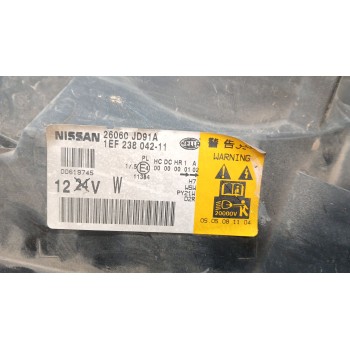 Recambio de faro izquierdo para nissan qashqai i (j10, nj10) 2.0 dci referencia OEM IAM 26060jd91a  