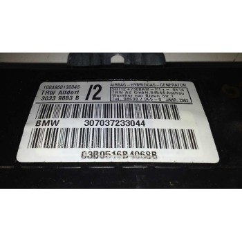 Recambio de airbag lateral izquierdo para bmw serie 3 coupe (e46) 320 ci referencia OEM IAM 3070372330444  