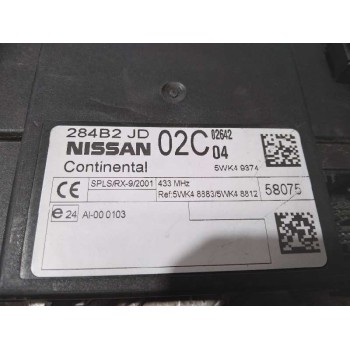 Recambio de modulo electronico para nissan qashqai (j10) acenta referencia OEM IAM 284B2JD02C 5WK48883 