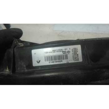 Recambio de electroventilador para renault fluence 1.5 dci diesel fap referencia OEM IAM 214819402R  