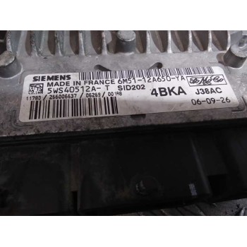 Recambio de centralita motor uce para ford focus berlina (cap) ambiente (d) referencia OEM IAM 6M5112A650YA  