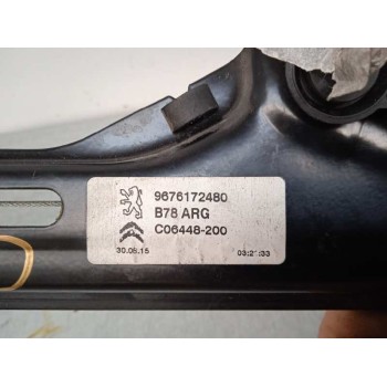 Recambio de elevalunas trasero izquierdo para citroën c4 picasso intensive referencia OEM IAM 9676172480 ELÉCTRICO SOLO MECANISM