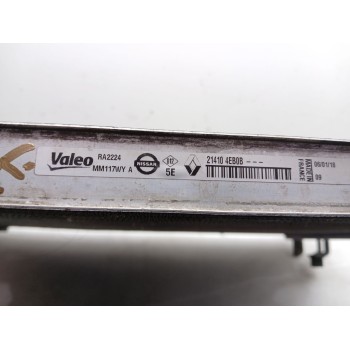 Recambio de radiador agua para renault espace v (jr_) 1.6 dci 160 referencia OEM IAM 214104eb08  