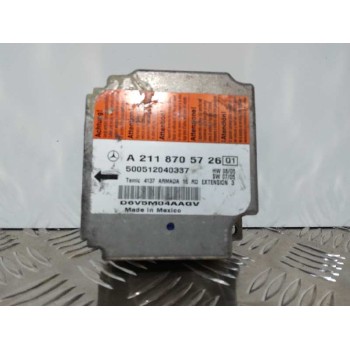 Recambio de centralita airbag para mercedes-benz clase e (w211) berlina 3.0 cdi cat referencia OEM IAM A2118705726  