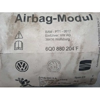 Recambio de airbag delantero derecho para seat ibiza (6l1) cool referencia OEM IAM 6Q0880204F  