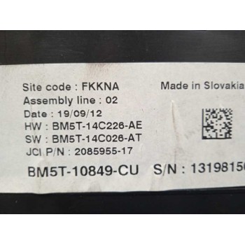 Recambio de cuadro instrumentos para ford focus lim. (cb8) edition referencia OEM IAM BM5T10849CU BM5T10849CU 