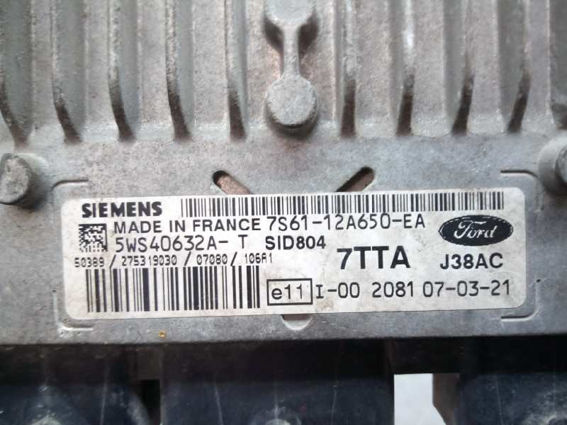 Recambio de centralita motor uce para ford fiesta (cbk) ambiente referencia OEM IAM 7S6112A650EA  