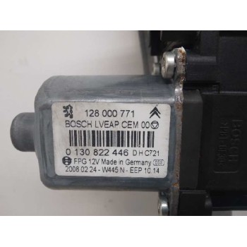 Recambio de elevalunas trasero derecho para citroën c5 berlina collection referencia OEM IAM 128000771 0130822446 6 PINES