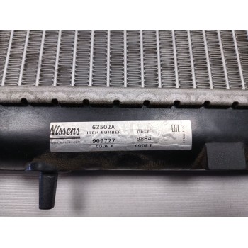 Recambio de radiador agua para citroën c4 berlina 1.4 16v referencia OEM IAM 63502A  