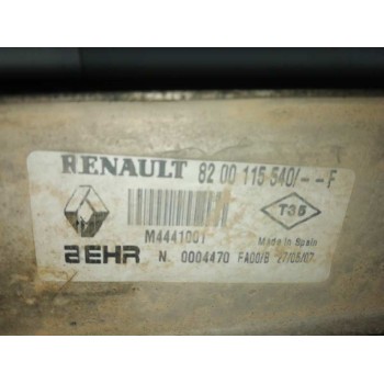 Recambio de intercooler para renault scenic ii 1.5 dci diesel referencia OEM IAM 8200115540 8200700172 8200115540