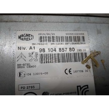 Recambio de sistema audio / radio cd para citroën c4 picasso feel referencia OEM IAM 9812720580  