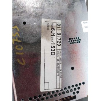Recambio de sistema audio / radio cd para seat ibiza (6j5) reference referencia OEM IAM 6J1035153D  