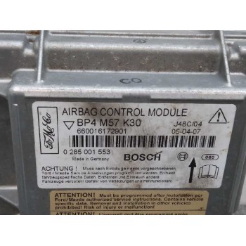Recambio de centralita airbag para mazda 3 berlina (bk) 1.6 crdt active referencia OEM IAM 0285001553 BP4M57K30 