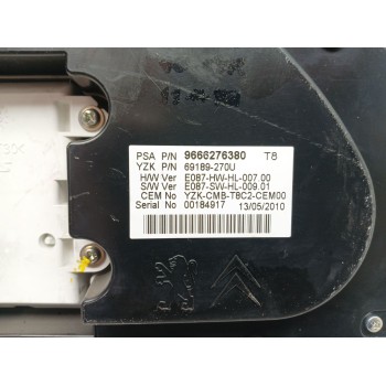 Recambio de cuadro instrumentos para peugeot 3008 confort referencia OEM IAM 9666276380  