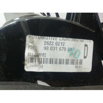 Recambio de piloto trasero derecho interior para citroën ds5 style referencia OEM IAM 9803167980  