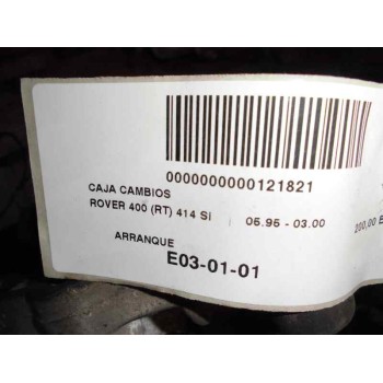 Recambio de caja cambios para mg serie 400 (rt) 1.4 16v cat referencia OEM IAM   