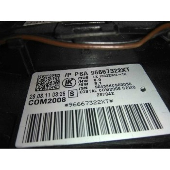 Recambio de mando multifuncion para peugeot 3008 1.6 hdi fap referencia OEM IAM 96667322XT  