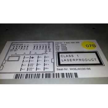 Recambio de sistema audio / radio cd para seat toledo (kg3) reference referencia OEM IAM 8157640288366  