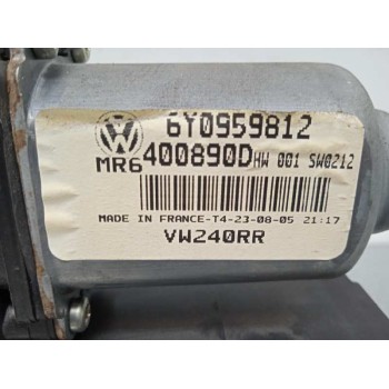 Recambio de motor elevalunas trasero derecho para volkswagen polo (9n3) advance referencia OEM IAM 6Y0959812 6Y0959812 